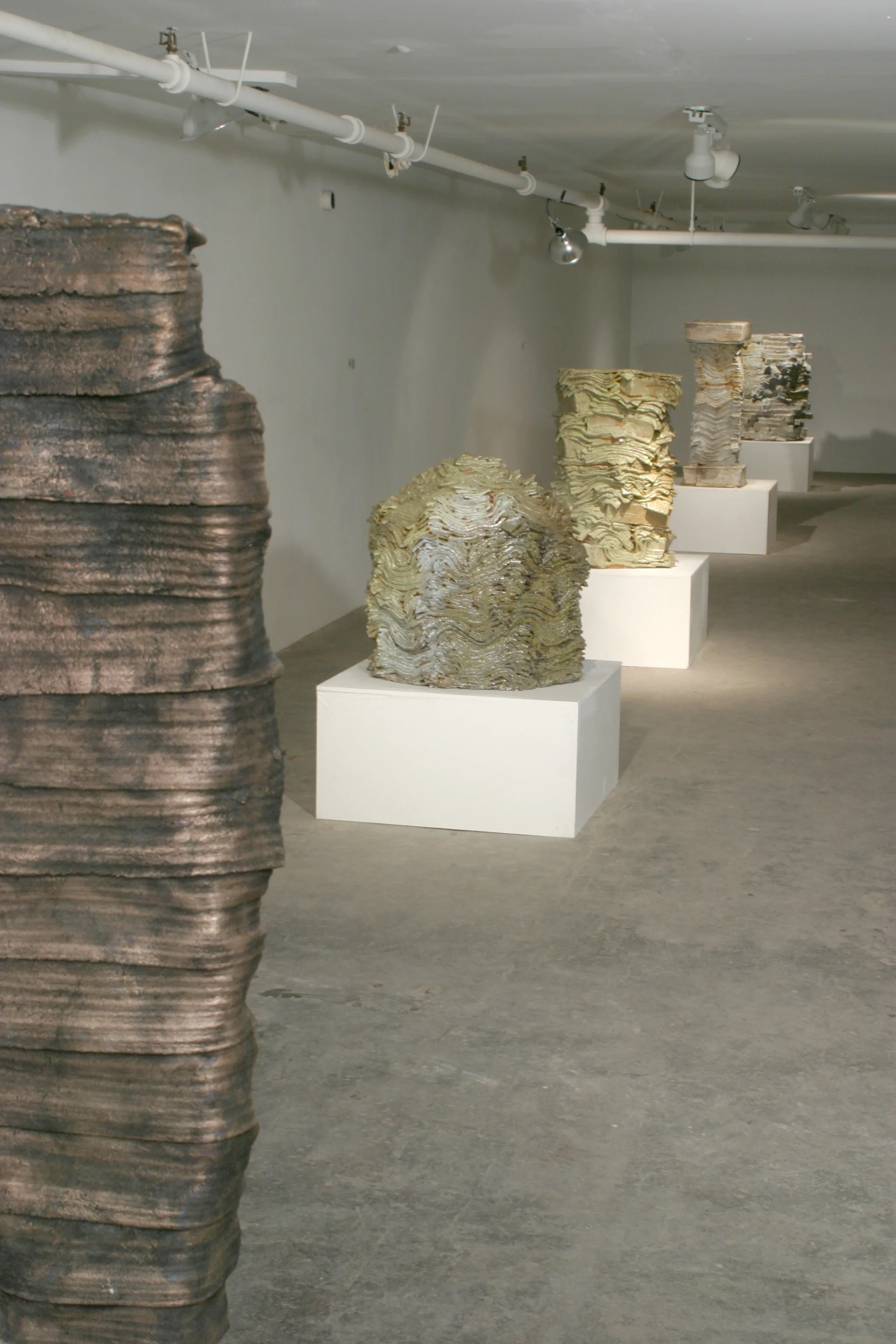 Installation View, Solo Exhibition: Stratification