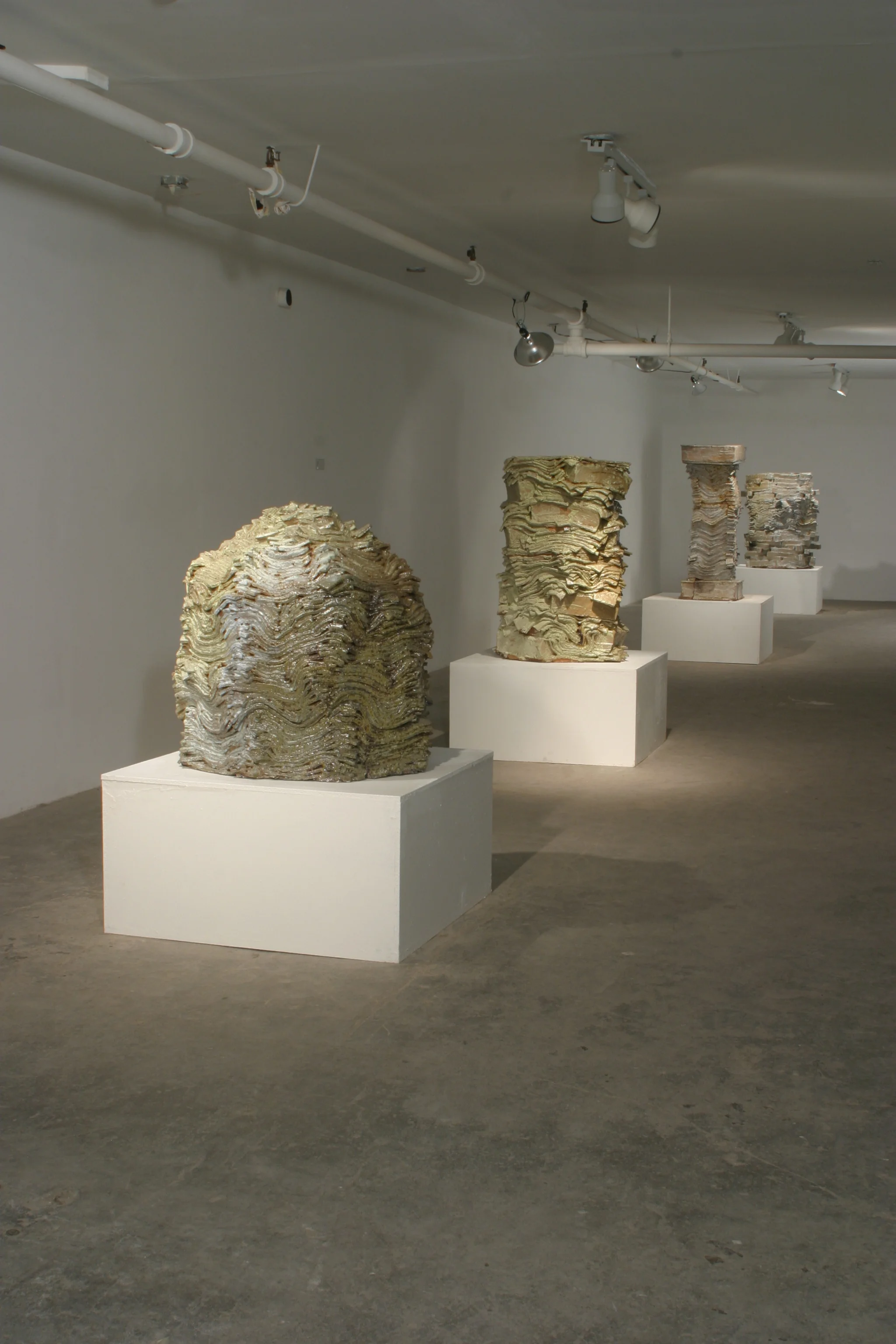 Installation View, Solo Exhibition: Stratification
