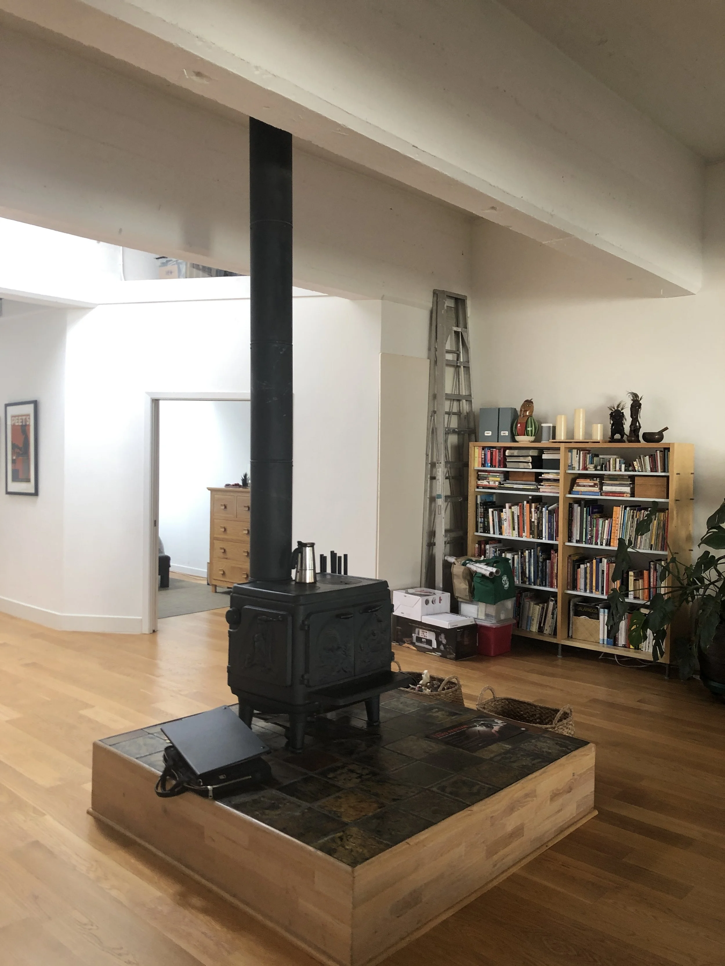  | Existing Living Room Fireplace | 