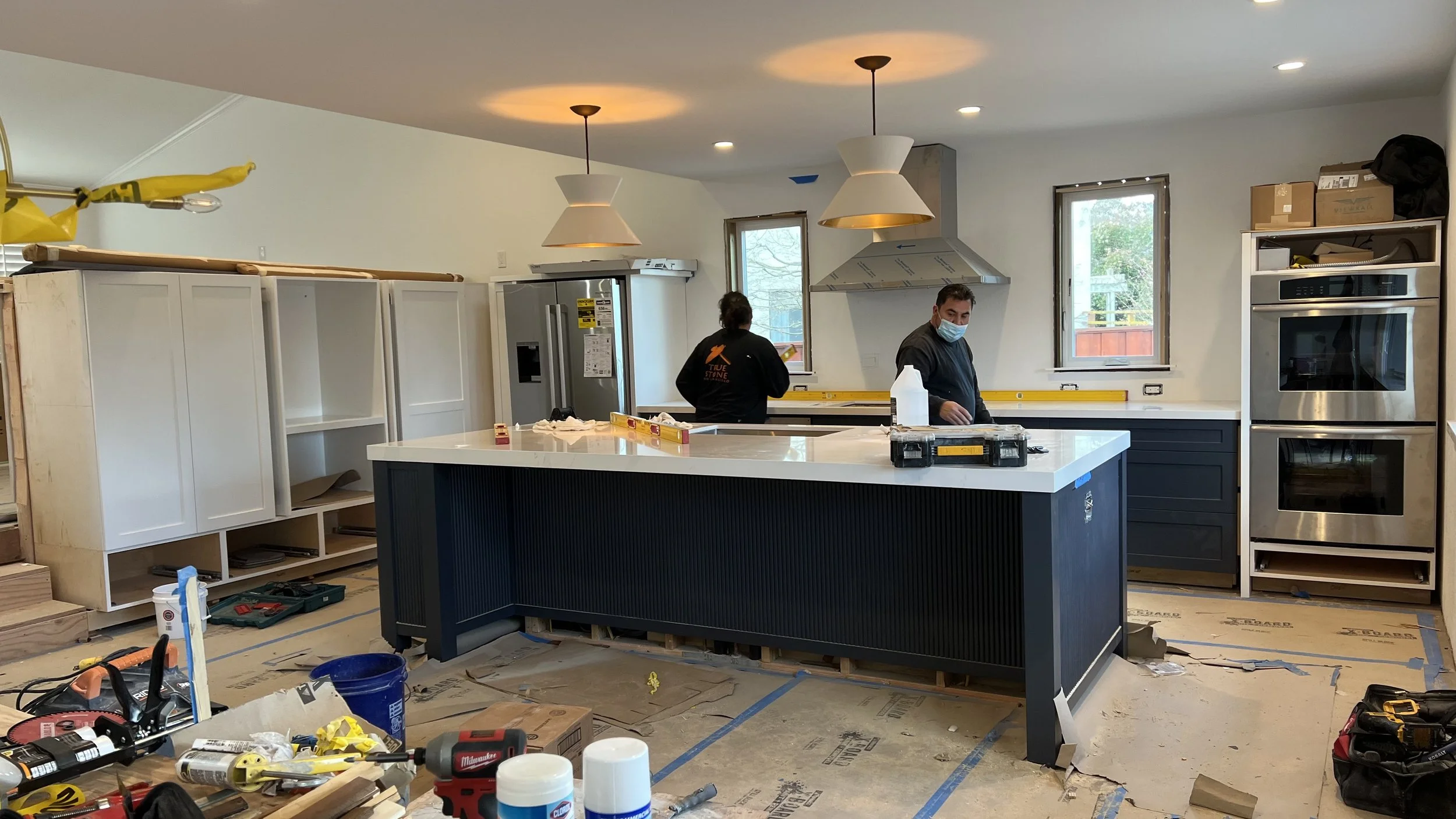  Countertop install day! 