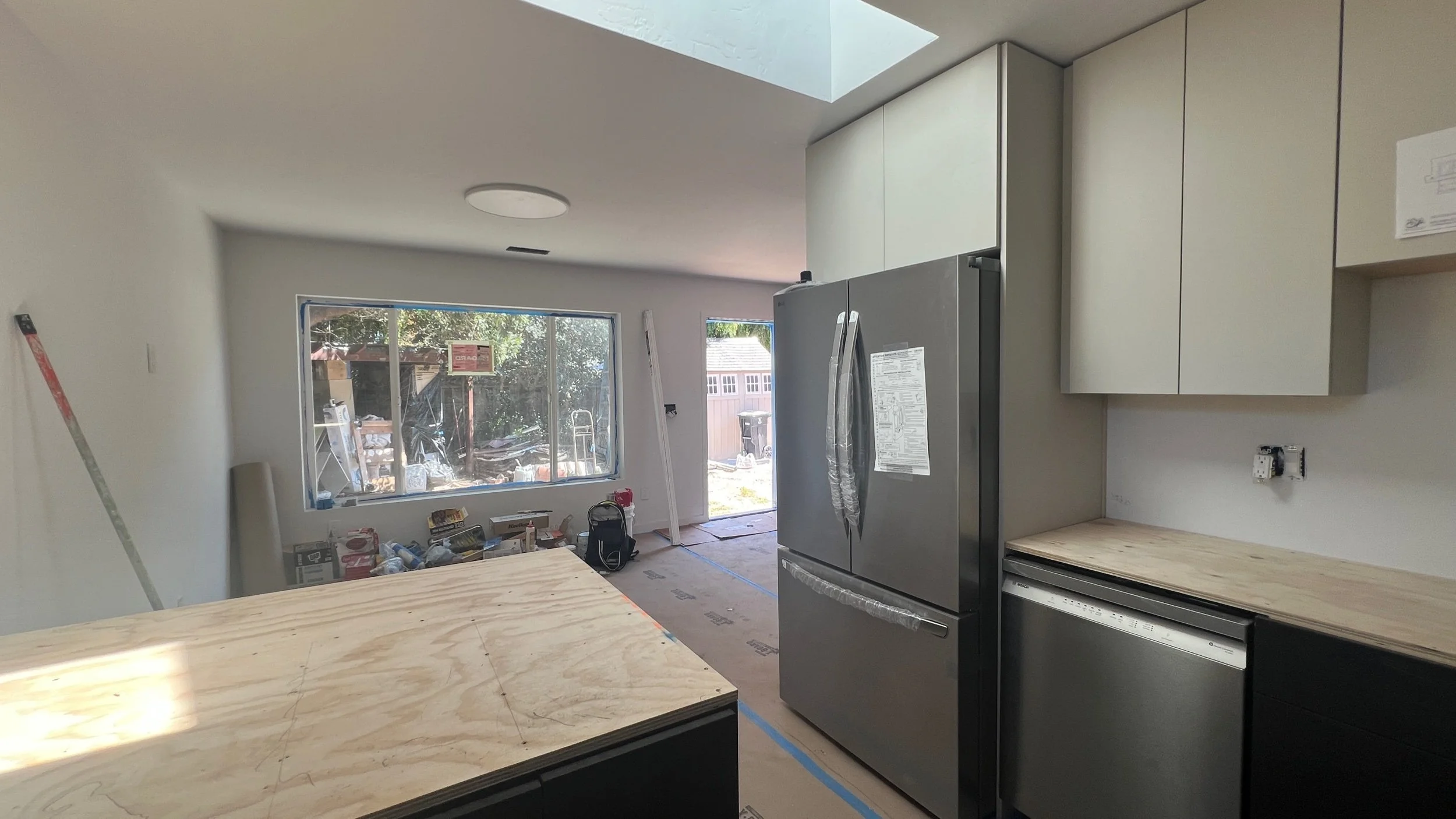 ADU interior update - towards Entry…