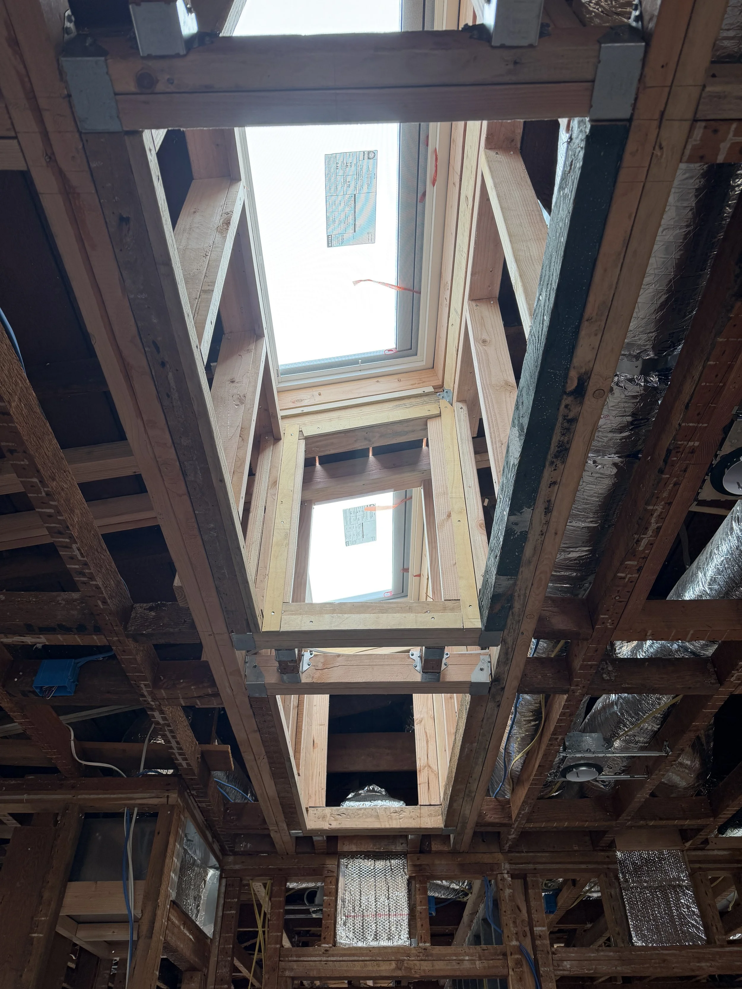 Let there be light... and shade as our skylights include factory installed solar operated shades.