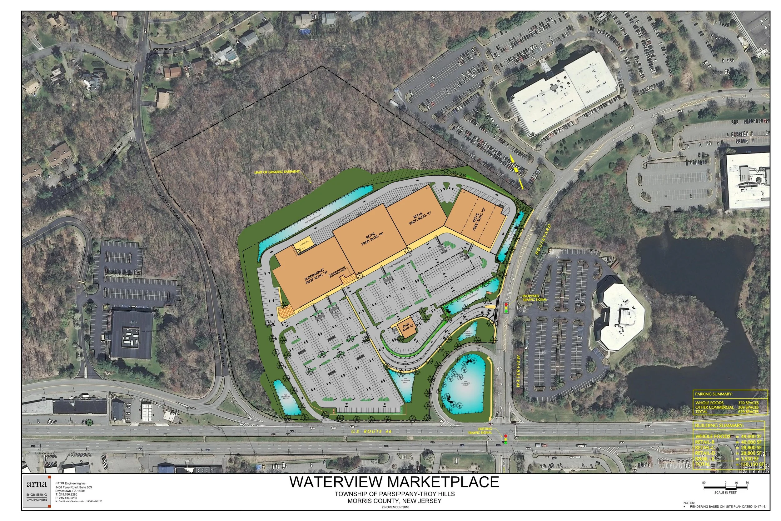Waterview Marketplace, Parsippany, New Jersey