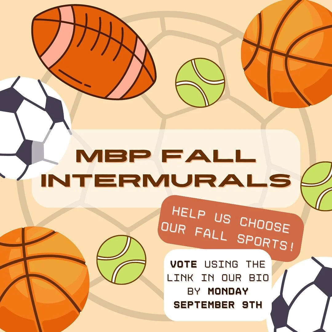 UPDATE: please find the link in our instagram story

Hey MBP! Your GSA is happy to offer you the opportunity to play intramural sports sponsored by the department this fall! We are sending out this form as a way to gauge interest in various sports. T