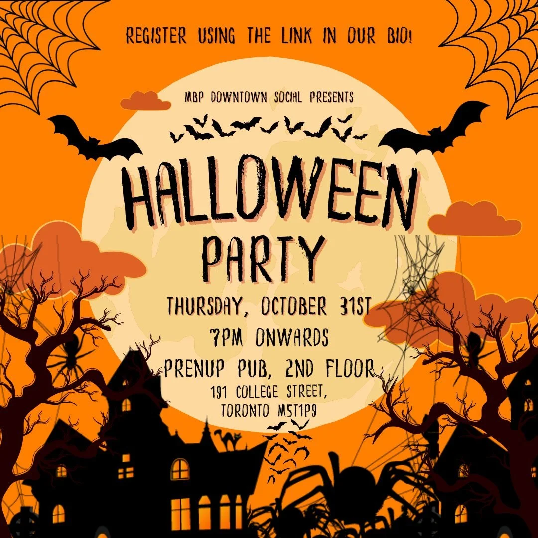 🎃 Get ready for a spine-chilling night of thrills and chills at our Halloween Bash! 🎃 Join us if you dare &hellip; For a night of fright and scare! We look forward to seeing you at our Halloween Party at Prenup Pub (191 College St., Toronto, ON M5T