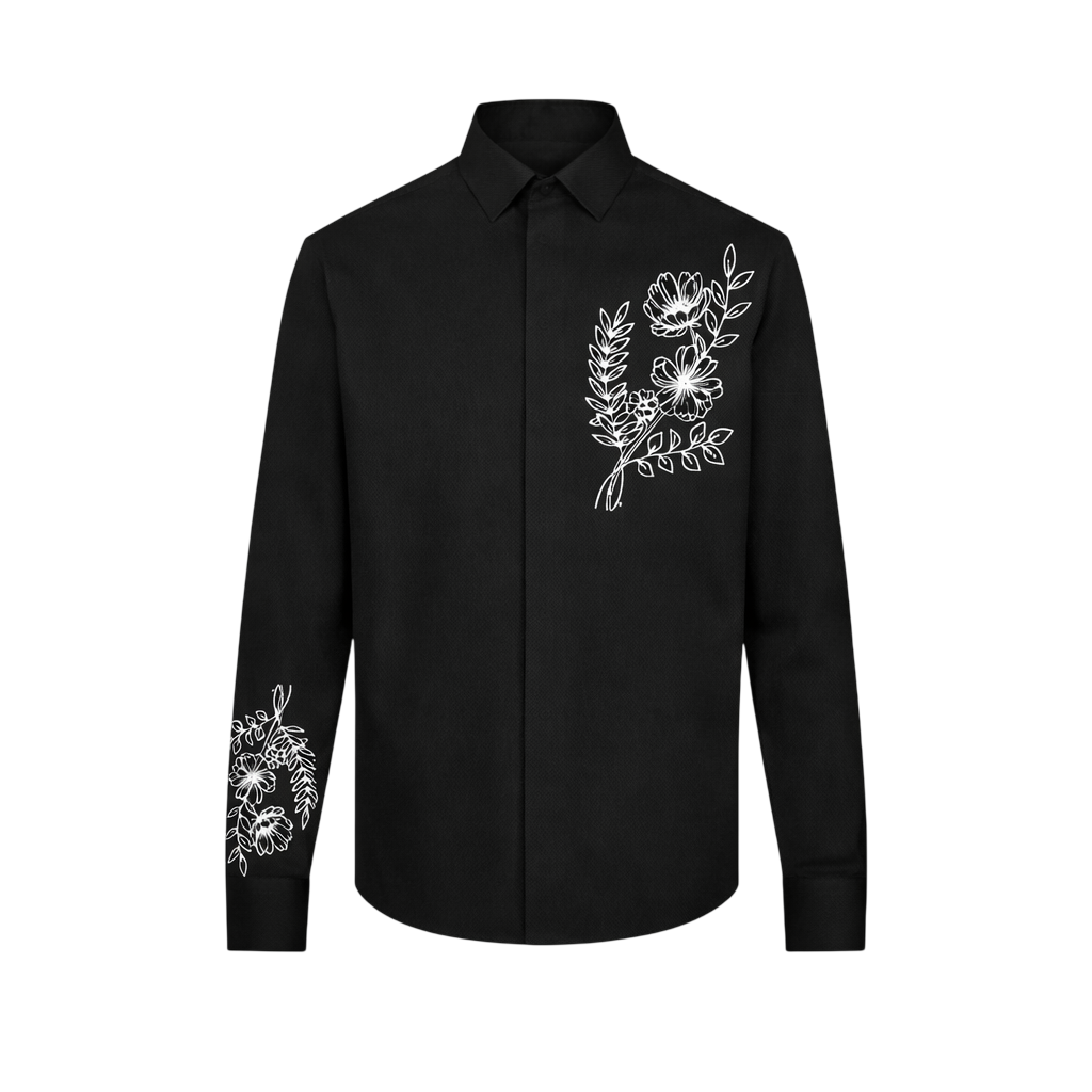 BLANC FLORA POPLIN SHIRT