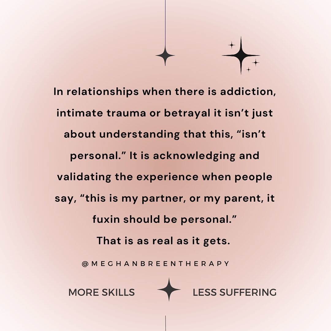 For some hearing &ldquo;this isn&rsquo;t personal.&rdquo; Makes it worse. It can be both not personal and personal at the same time. Dialectics are vital in bridging the gap between two worlds that want a bridge, but are islands. 

Sending love to an