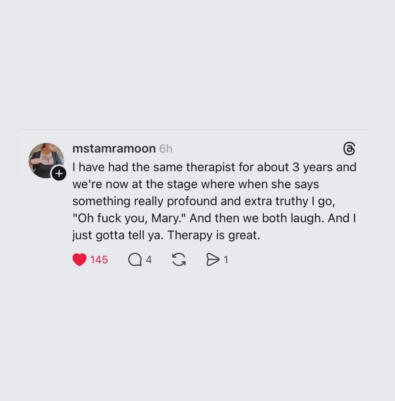 &ldquo;Oh fuck you, Meghan&rdquo; ❤️ getting extra truthy