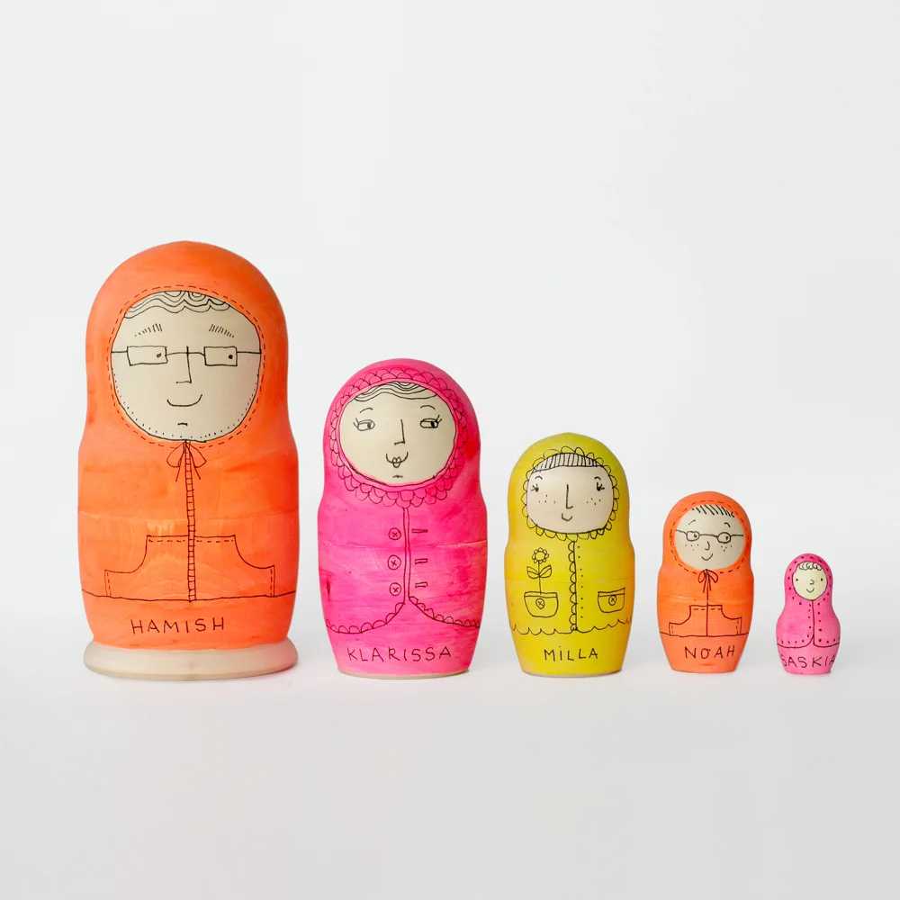 Blank Matryoshka Dolls goldencockerel.com