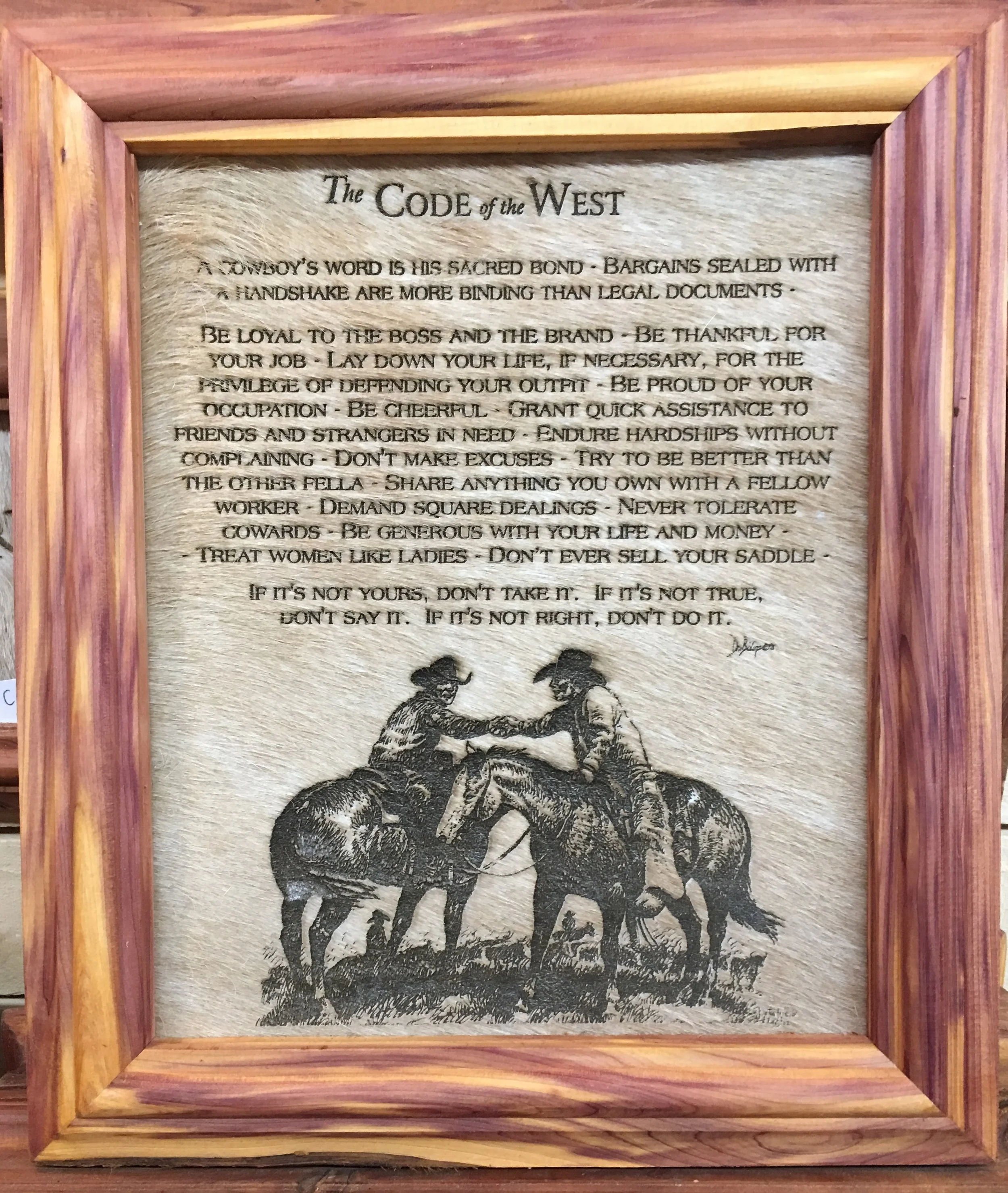 What Is The Cowboy Code Of The West