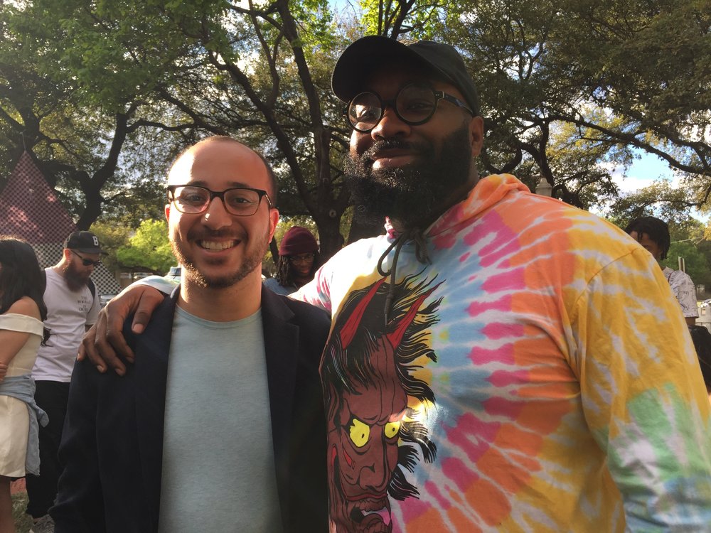  Chicago family at SXSW! Caught Eddie Sanders and much of the Jamila Woods &amp; NoName crew at the House of Vans. 