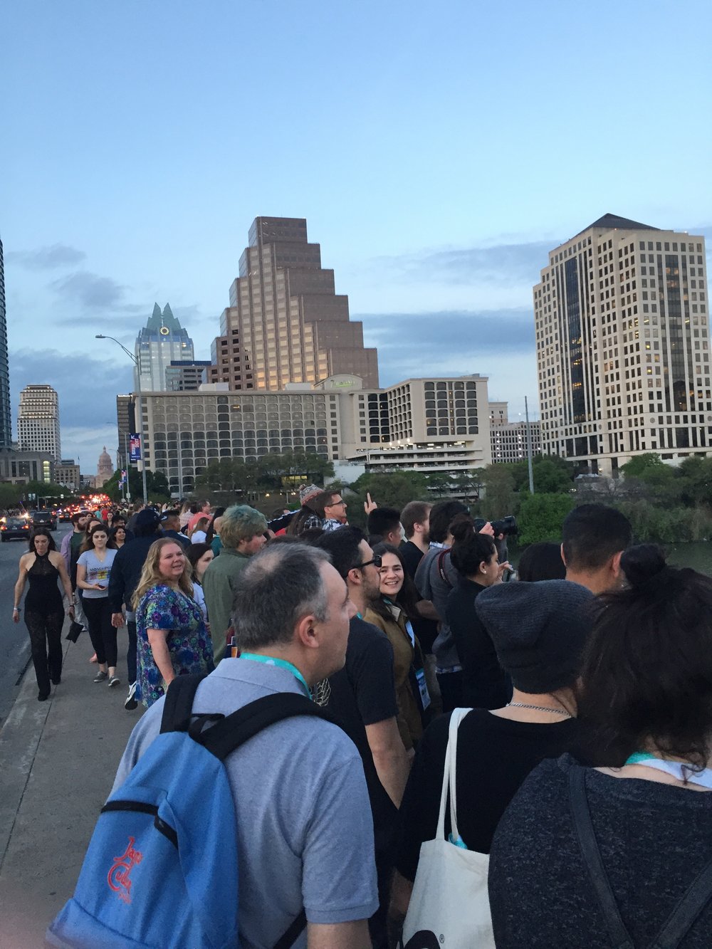  Exploring Austin during SXSW. 