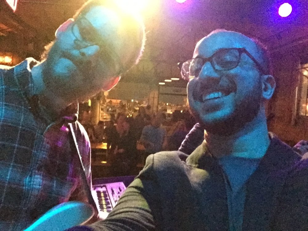  Mid-set selfie with Bassel &amp; Luc in Tulsa, OK @ Fassler Hall. #BasselResistTour 