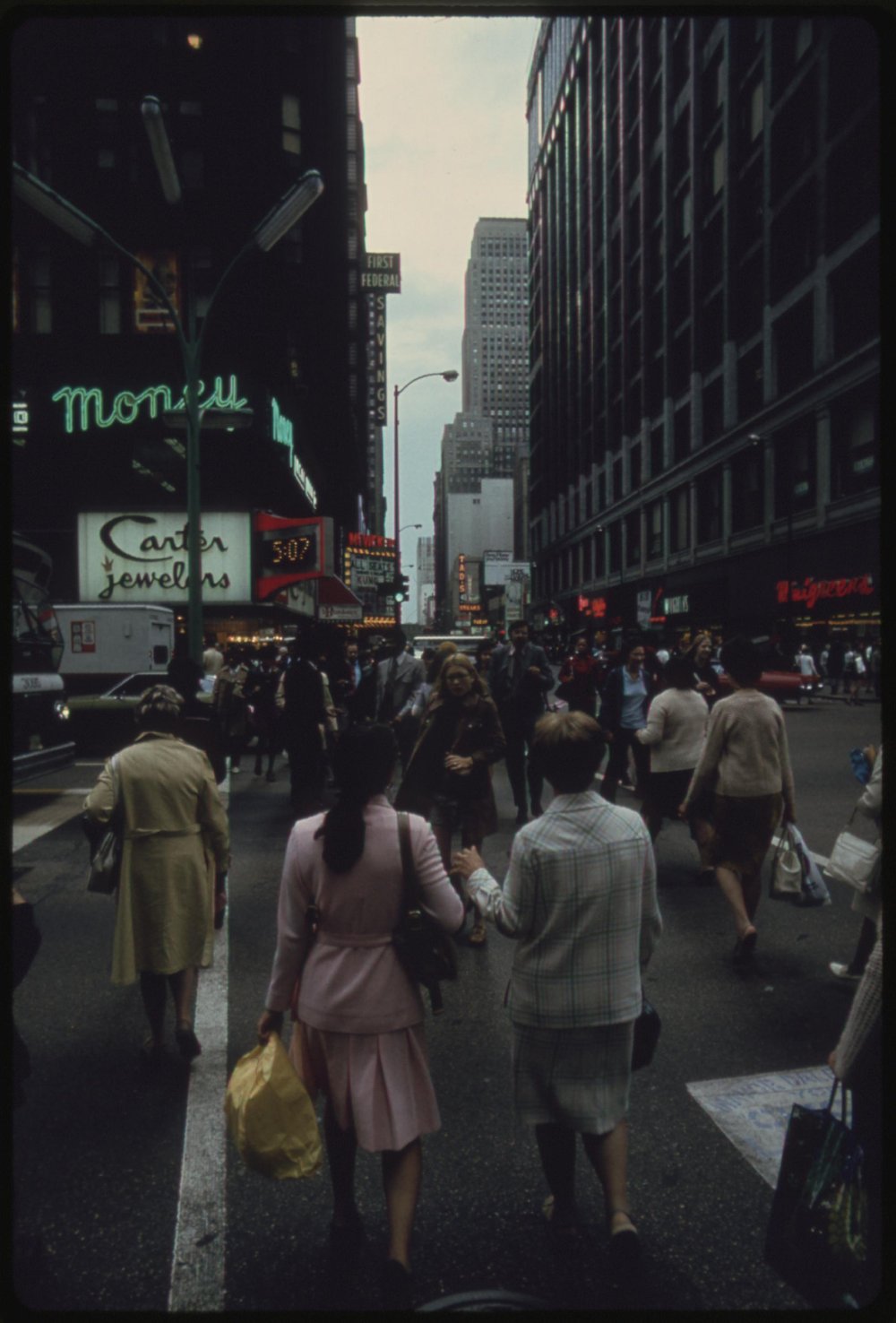    The U.S. National Archives   , State Street In Downtown Chicago, Illinois, Part Of What Is Known As The "Loop", 10/1973    Original Caption:  State Street In Downtown Chicago, Illinois, Part Of What Is Known As The "Loop". It Is A Typical Scene Of