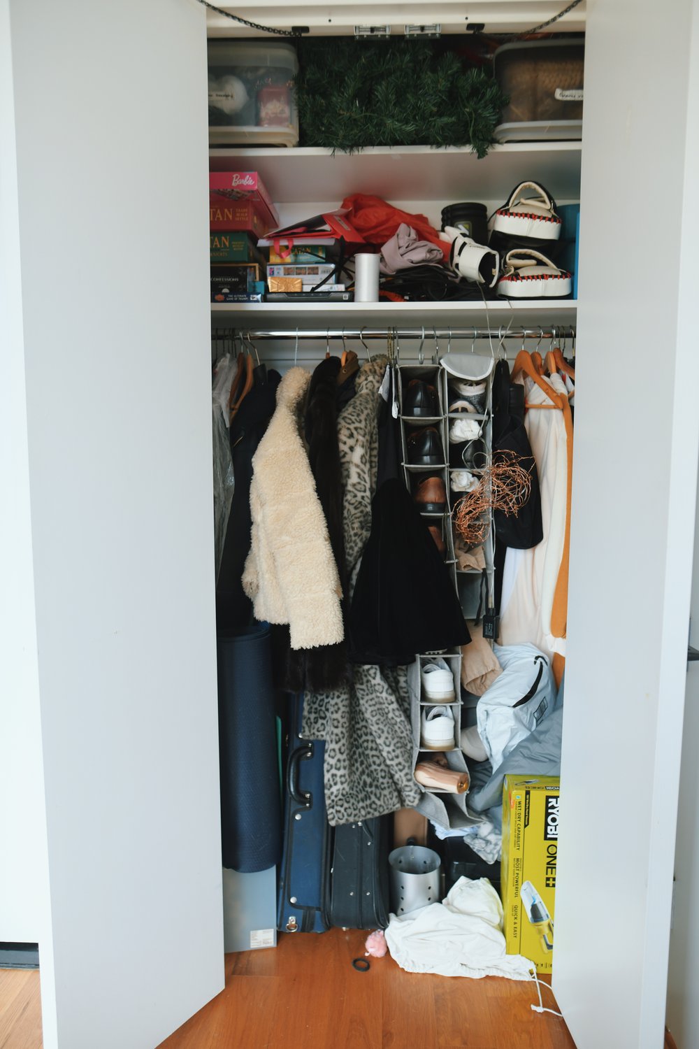 Winter coat and speciality clothes closet (shared)