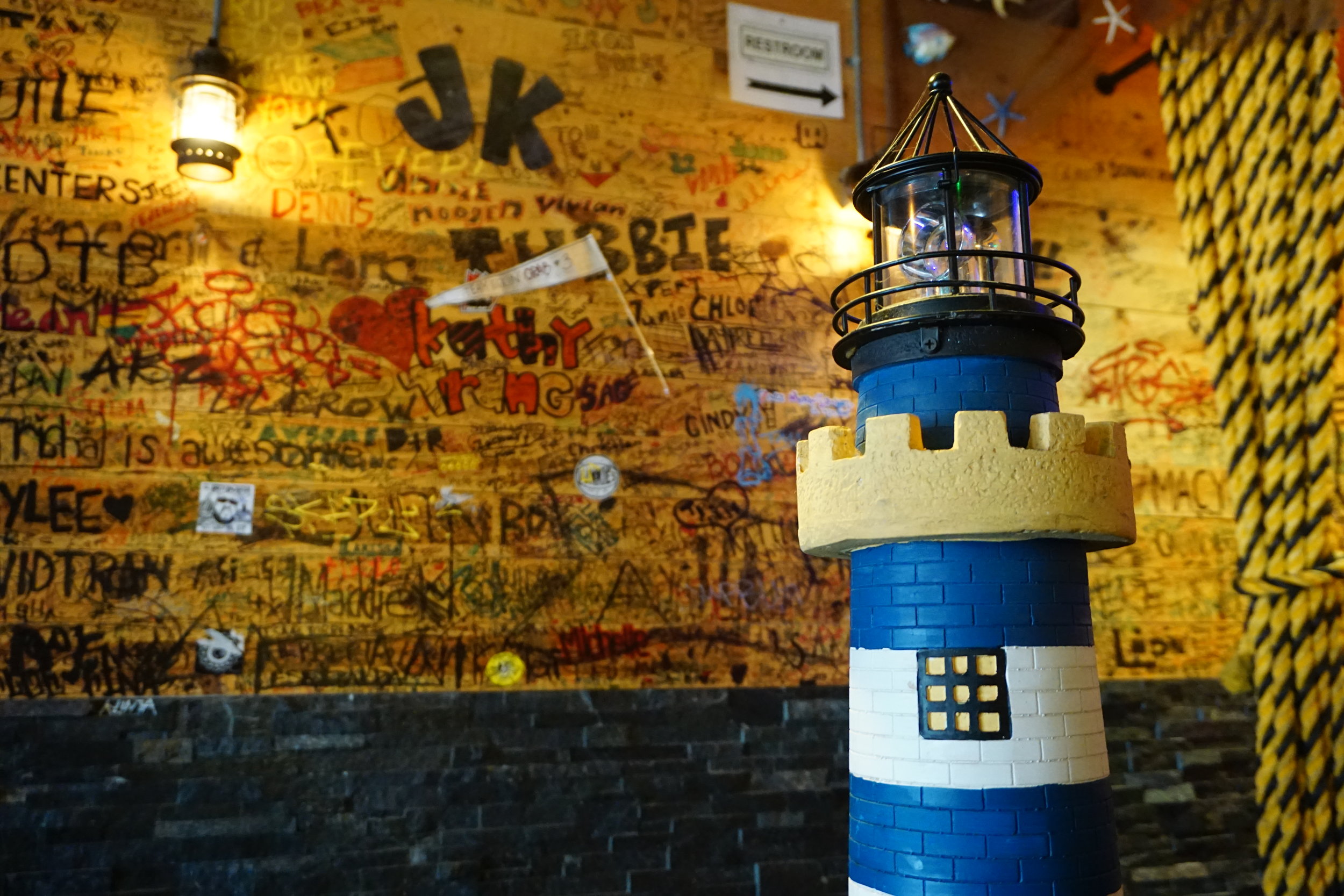 Photo inside of Kickin’ Crab Light Tower