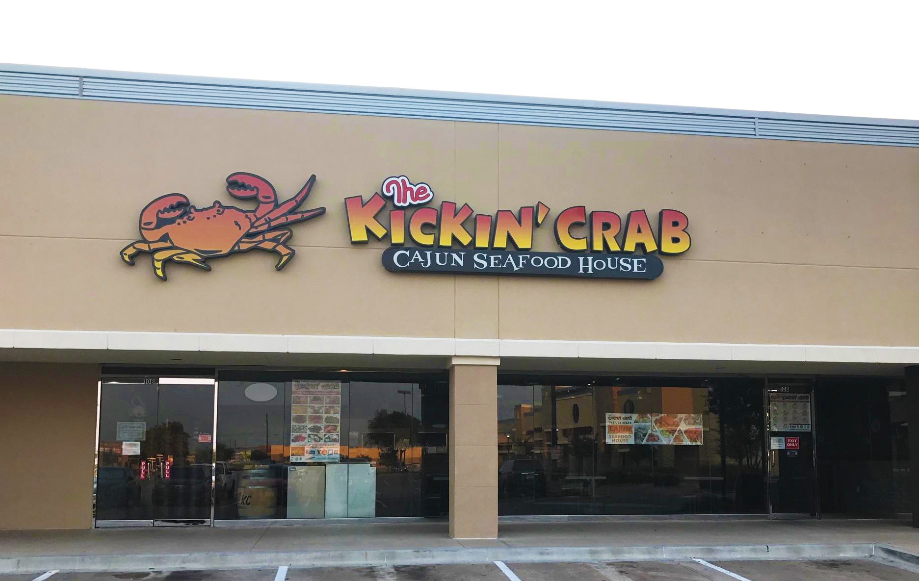 Photo outside of Kickin’ Crab Carrollton, Texas