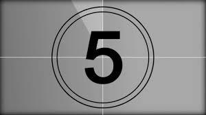 And the Countdown Begins..."T - 5" Days