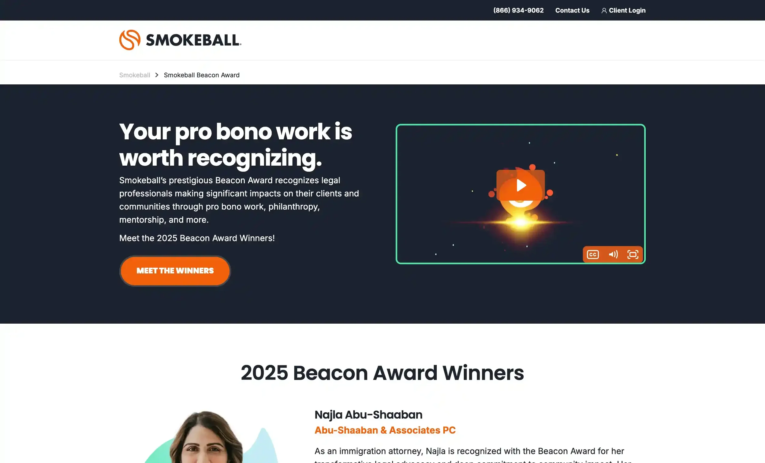 Smokeball Beacon Award.webp