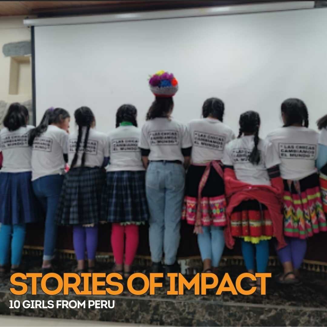 We continue with our Stories of Impact series this Monday with a story of 10 girls from Peru. Girls all over the world are told they don't have a voice, but after going through our programme in partnership with @laffcharity , these 10 girls have step