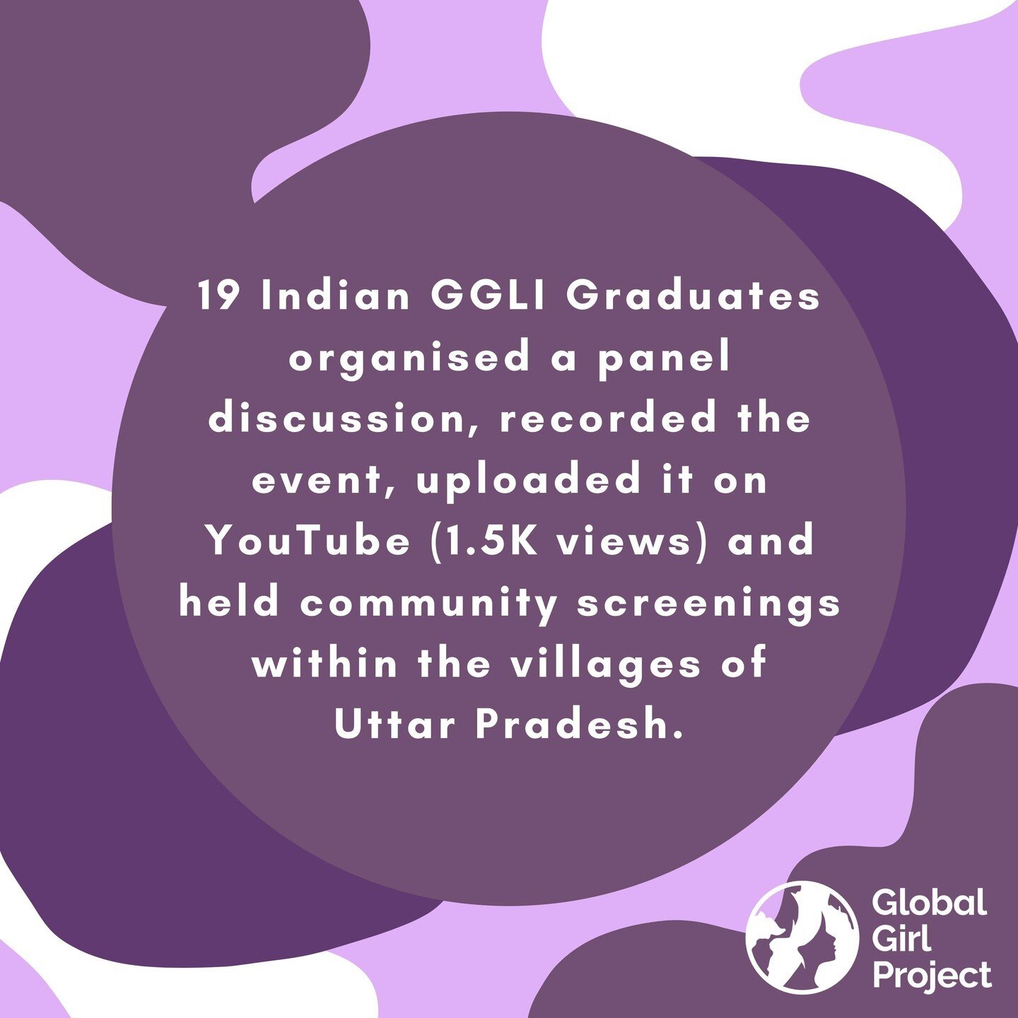 In India, where Global Girl Project works in partnership with @milaan_foundation, 19 girls organised a panel discussion on education, stereotypes and social change. The graduates invited Milaan Girl Icons Rani Solanki, Ruchi Rai and Saba Rehmani, you