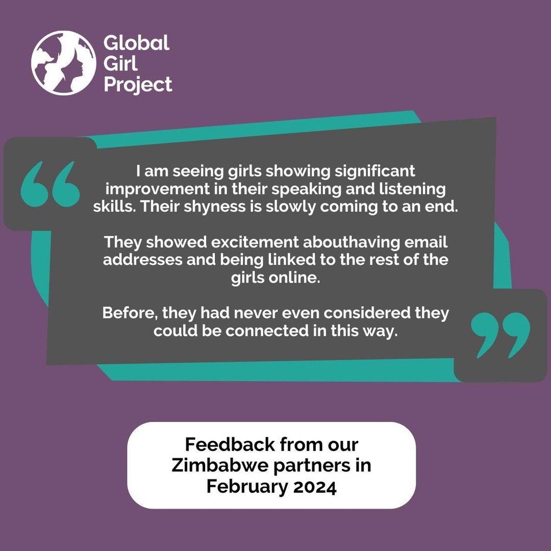 We recently received this feedback from our programme partners in Zimbabwe: @katswe_sistahood.

From English-speaking to smartphone access, the girls we work with as part of Global Girl Leadership Initiative face significant barriers to connection an