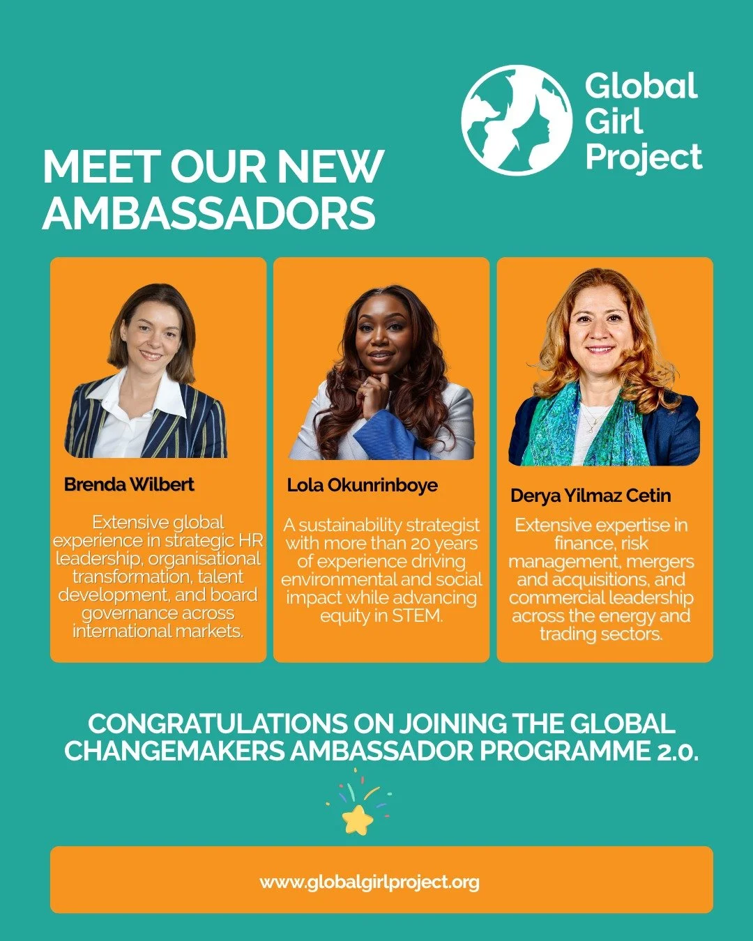 Meet the inspiring leaders who have joined our Global Changemakers Ambassador Programme 2.0!!

Last week, we officially launched Global Changemakers Ambassador Programme 2.0 and welcomed an inspiring new cohort of professionals, advocates, entreprene