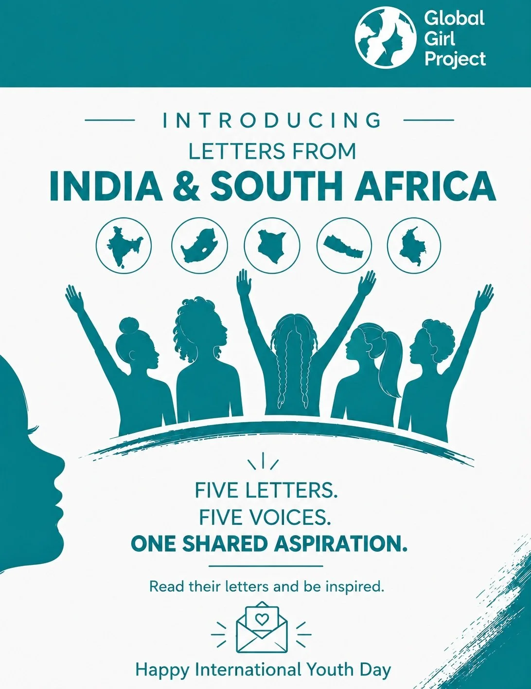 Two countries. Two girls. One shared belief in what is possible.
 
As we mark International Youth Day, we&rsquo;re beginning our Letters to Young People Around the World series by sharing two letters from Global Girl Leadership Initiative (GGLI) alum