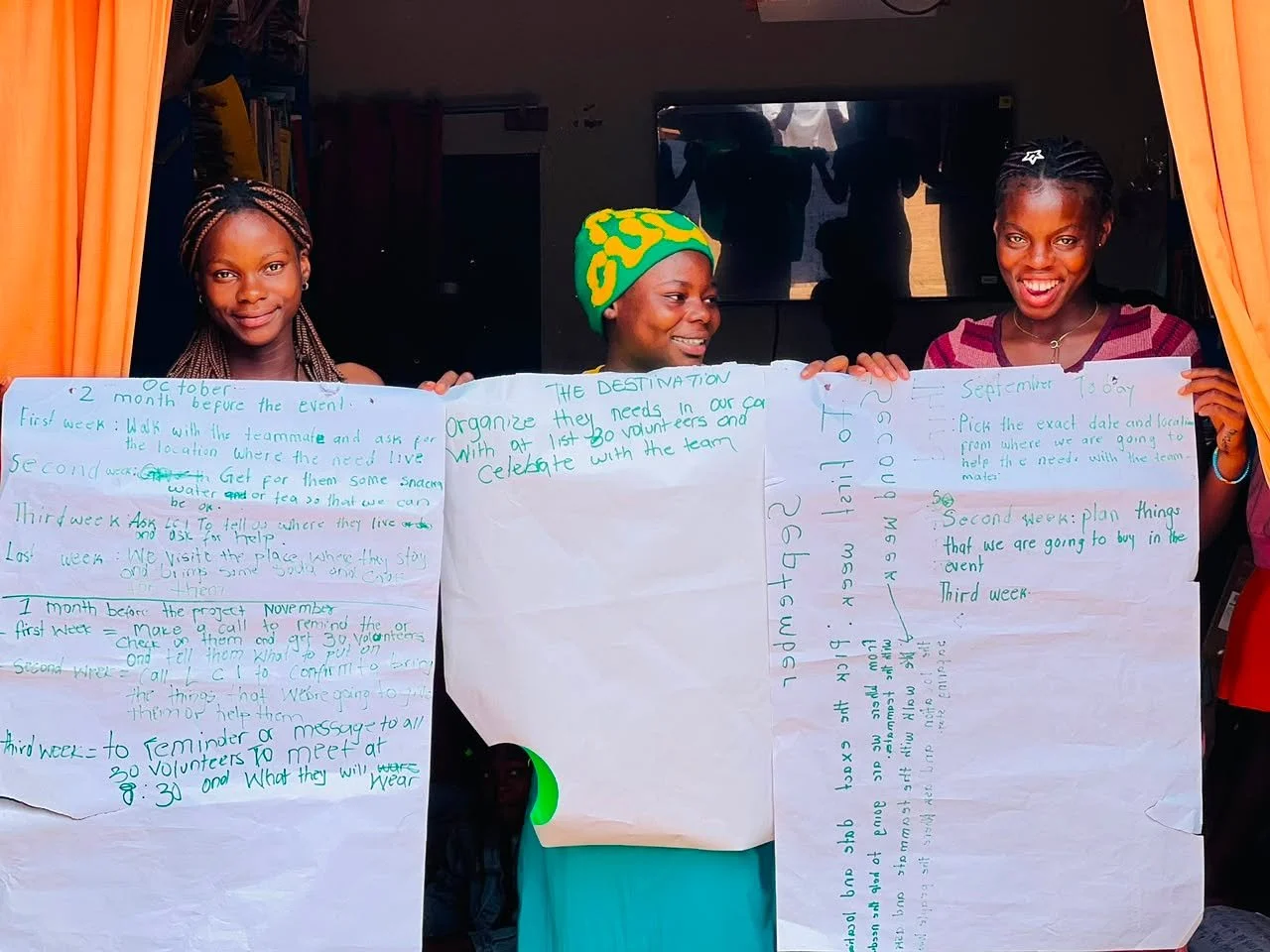 Big goals become achievable when we break them down into intentional steps.

During Sessions 7 and 8 of our Global Girl Leadership Academy, 20 girls from Nigeria and Uganda continued turning their ideas for change into practical plans for their Commu