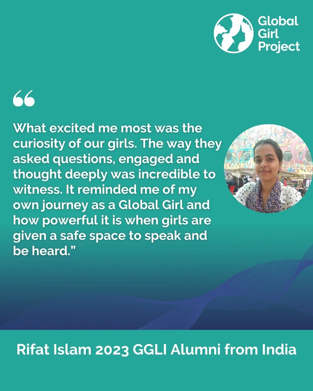 What does it look like when girls return to a programme they once participated in, this time to lead?

On 29 August, two alumnae of our Global Girl Leadership Initiative (GGLI) from India stepped into the role of facilitators, leading an Effective Co