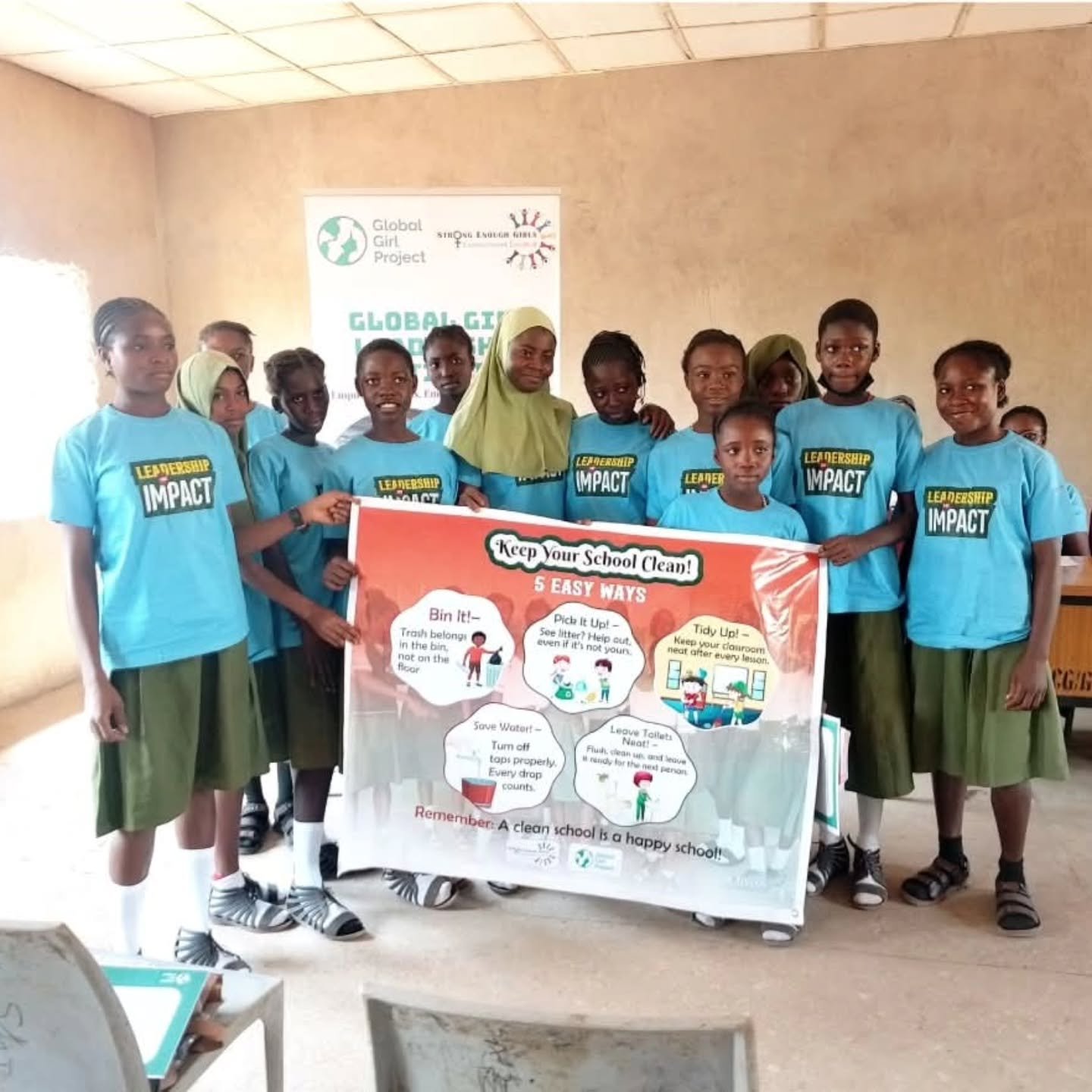 It started with a problem the girls saw every day.

At their school in Nigeria, girls participating in our programme through our partner @strongenoughgirls Strong Enough Girls&rsquo; Empowerment Initiative (SEGEI) identified poor environmental sanita