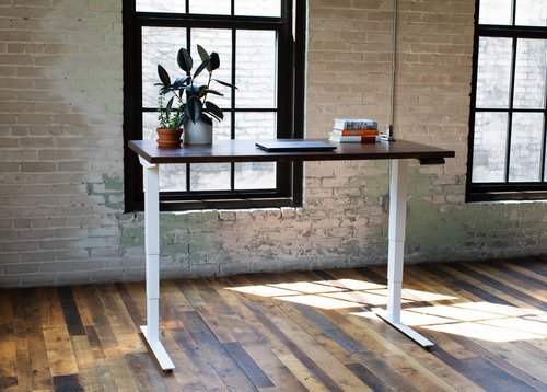 Slim // Classic Modern Solid Wood Desk with Drawers — Venn Design   Ergonomic Desk Chairs, Office Chairs, Sitting Cushions, Floor Pads, and  Wellness Furniture