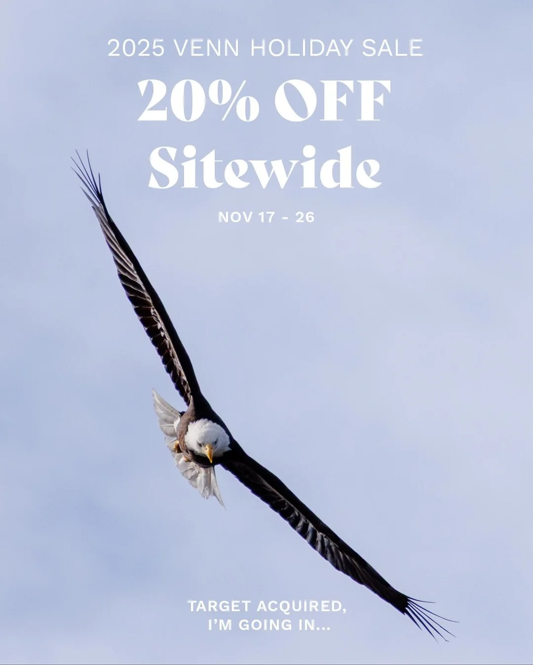 Ok, here it is, our 2025 holiday sale. Nov 17-26 everything on the site is 20% off, and this year it&rsquo;s a special one because we are also celebrating our new partnership with @revolutionfabrics. Now all Venn materials and supplies are made in th
