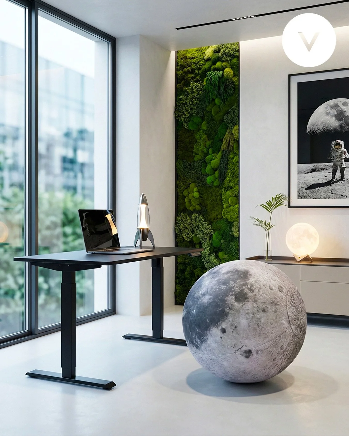 The Moon reminds us of something simple:
you don&rsquo;t have to go far to feel weightless. 🌙

Calm movement.
Quiet focus.
A space where your body stays active &mdash; and your mind can wander.

Meet the Moon Air Chair.
Where stillness meets motion.