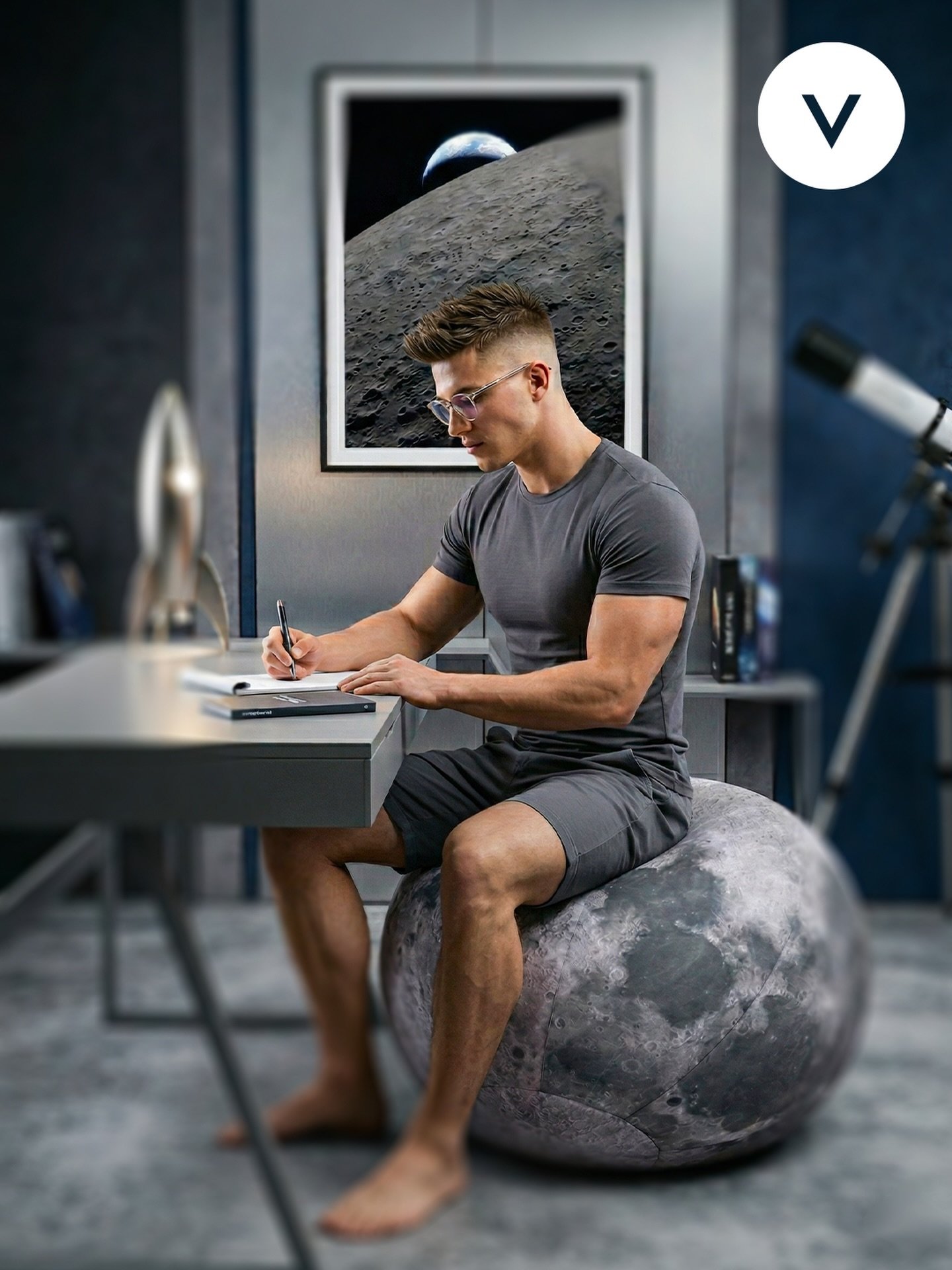 🚀 Bringing the Moon to your Home Office, while Artemis II heads home! 🌕✨

History is happening right now! As of today, April 9, 2026, the brave four-person crew of NASA&rsquo;s #Artemis2 mission is on its rapid return trajectory back to Earth. Afte