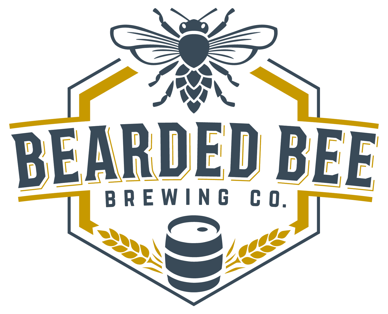 Bearded Bee Brewing Company Bee Local. Drink Local.
