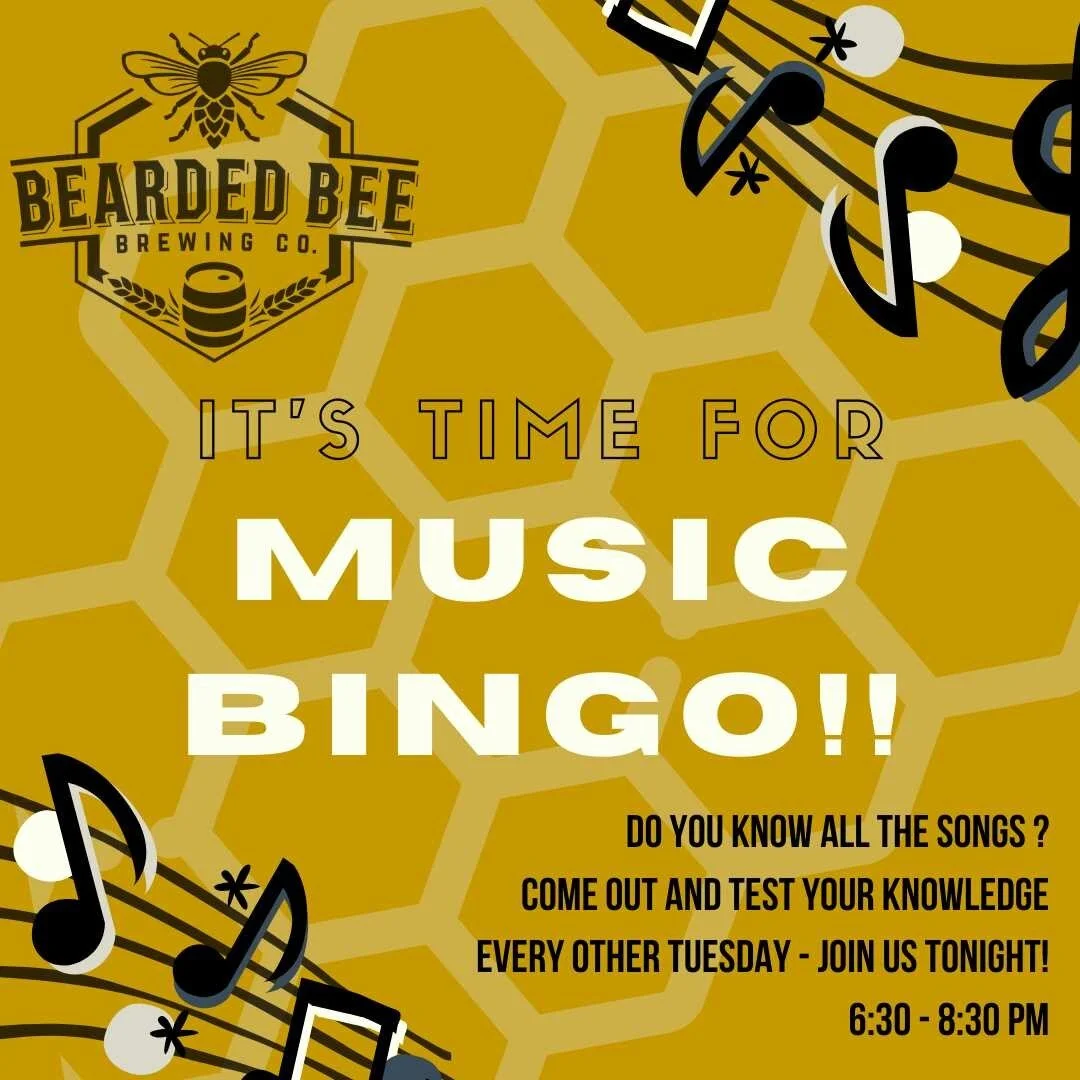 It's Back!!! Music Bingo!!! Tuesday!