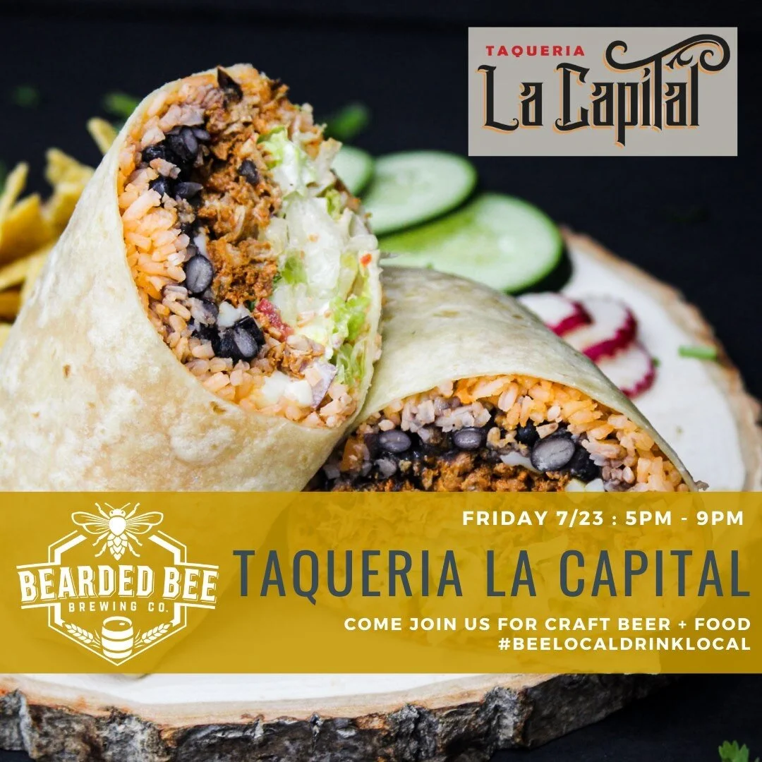 ** New Truck ** 

Unfortunately Adobe Joe had to cancel.  Let's give a huge Wendell welcome to Taqueria La Capita!! We told them to come loaded up!  See you Friday!