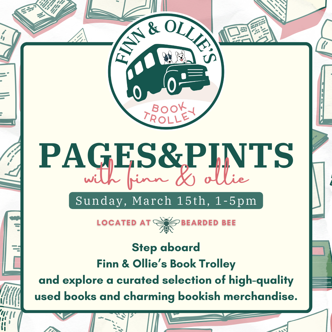 Pages &amp; Pints with Finn &amp; Ollie's Book Trolley
