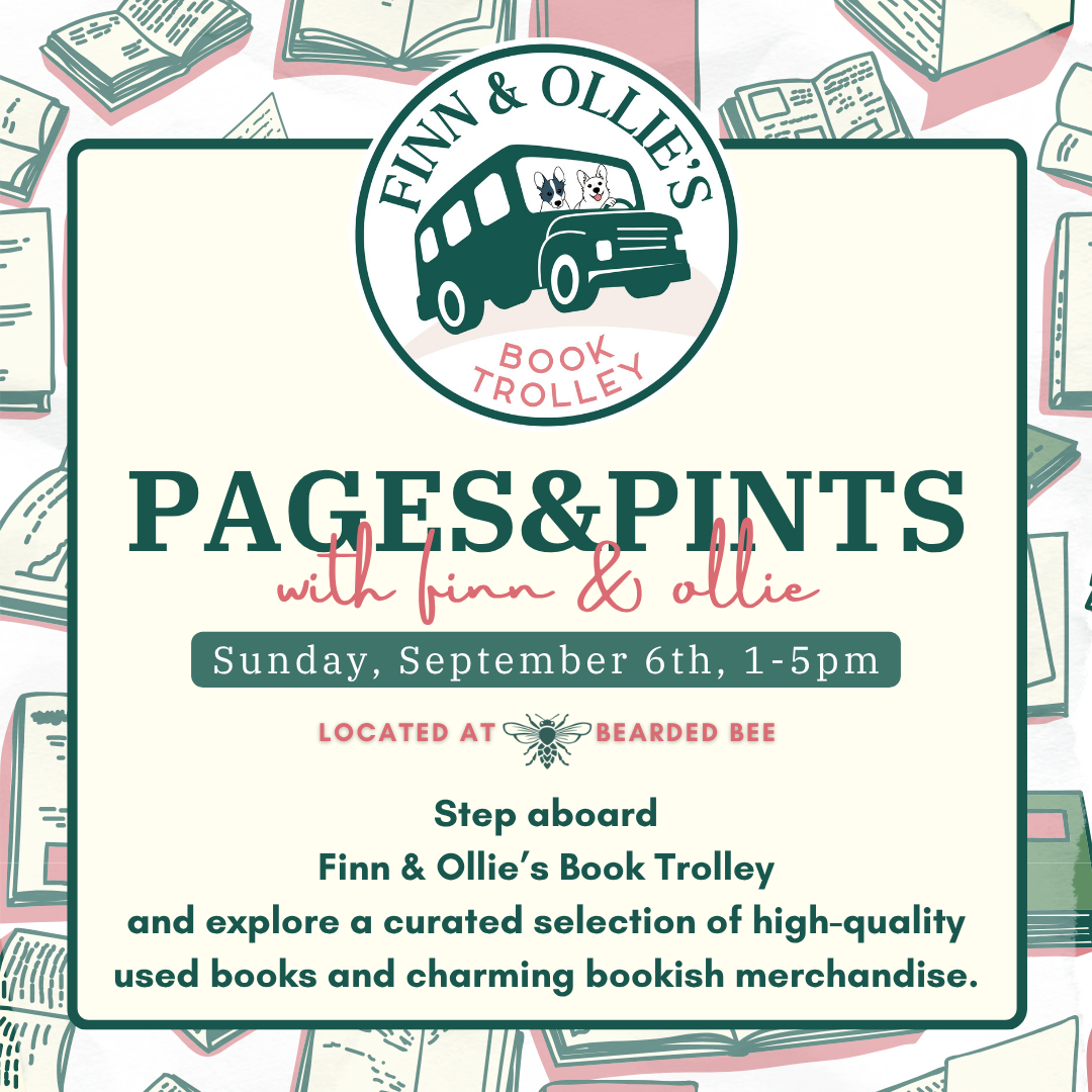 Pages &amp; Pints with Finn &amp; Ollie's Book Trolley