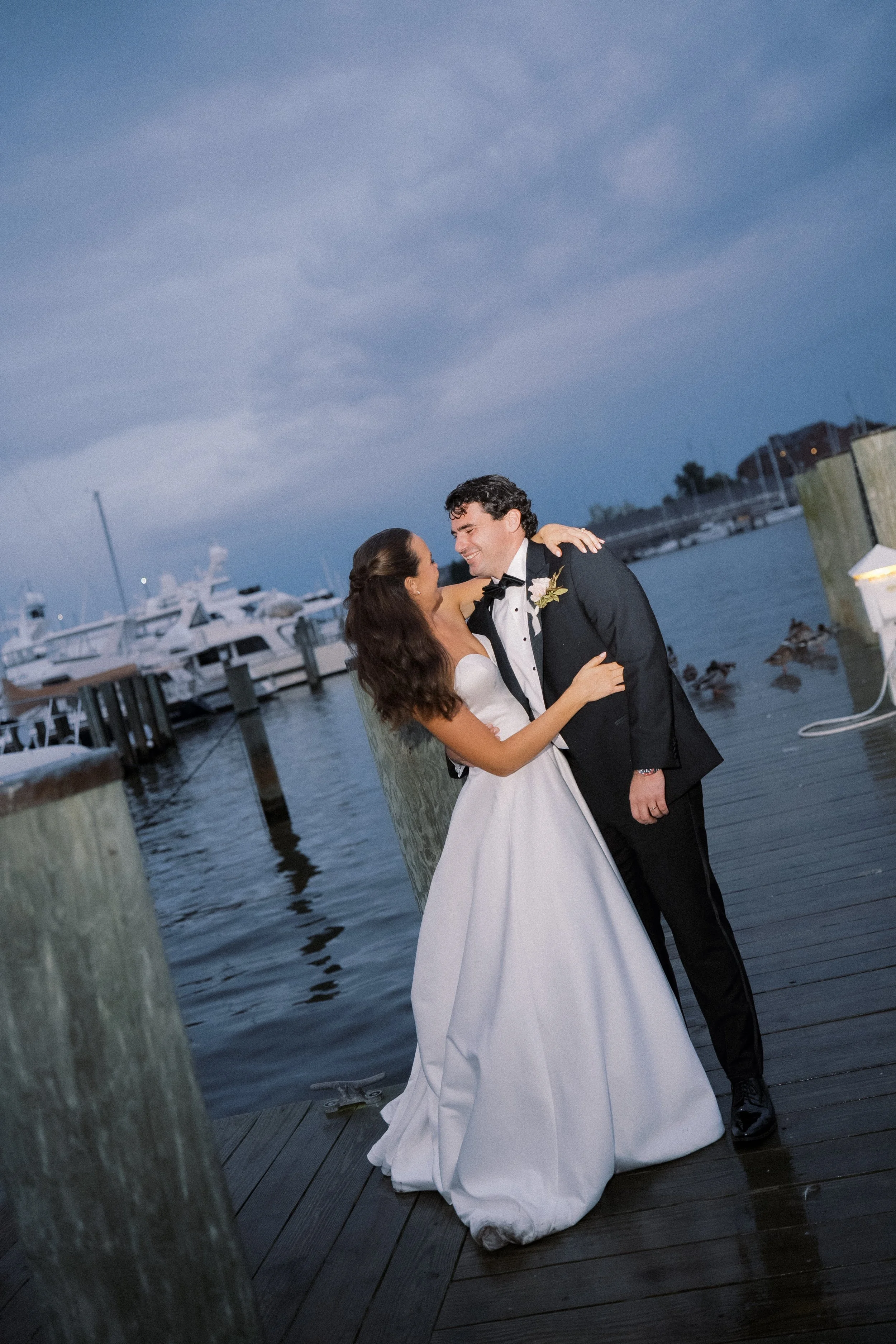 Coastal Chic Annapolis Yacht Club Wedding