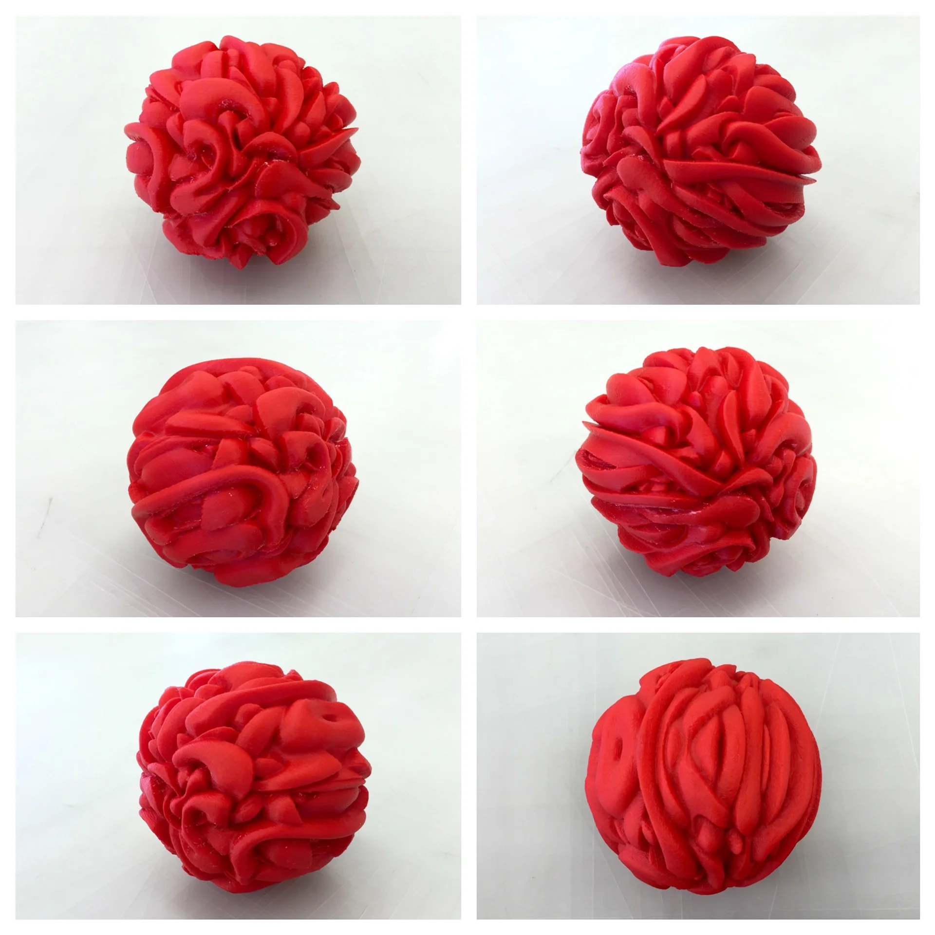 3D Printed Graffiti Ball.