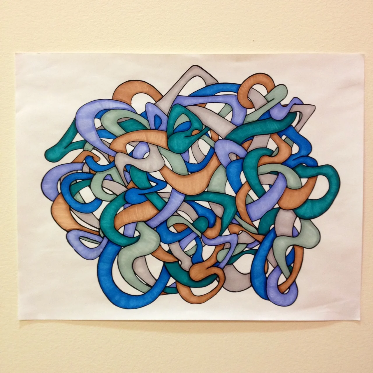 Ink on Paper.