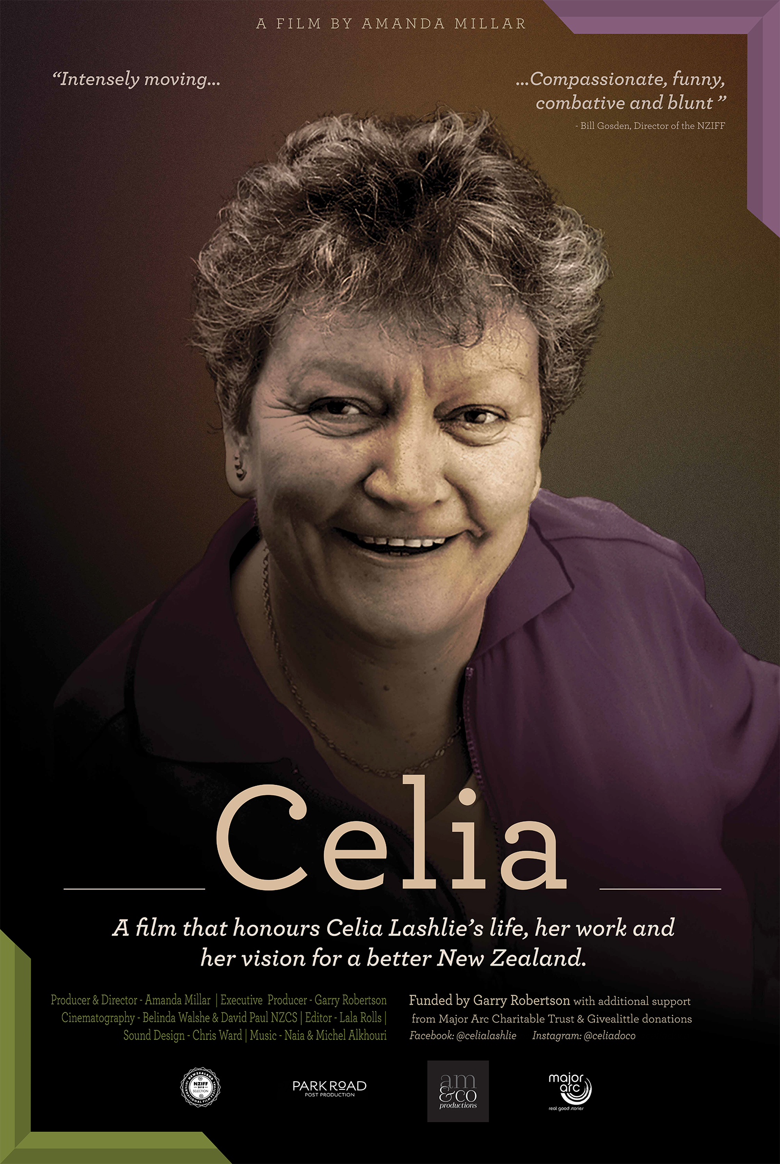 Offical Celia poster for the New Zealand International Film Festival 2018