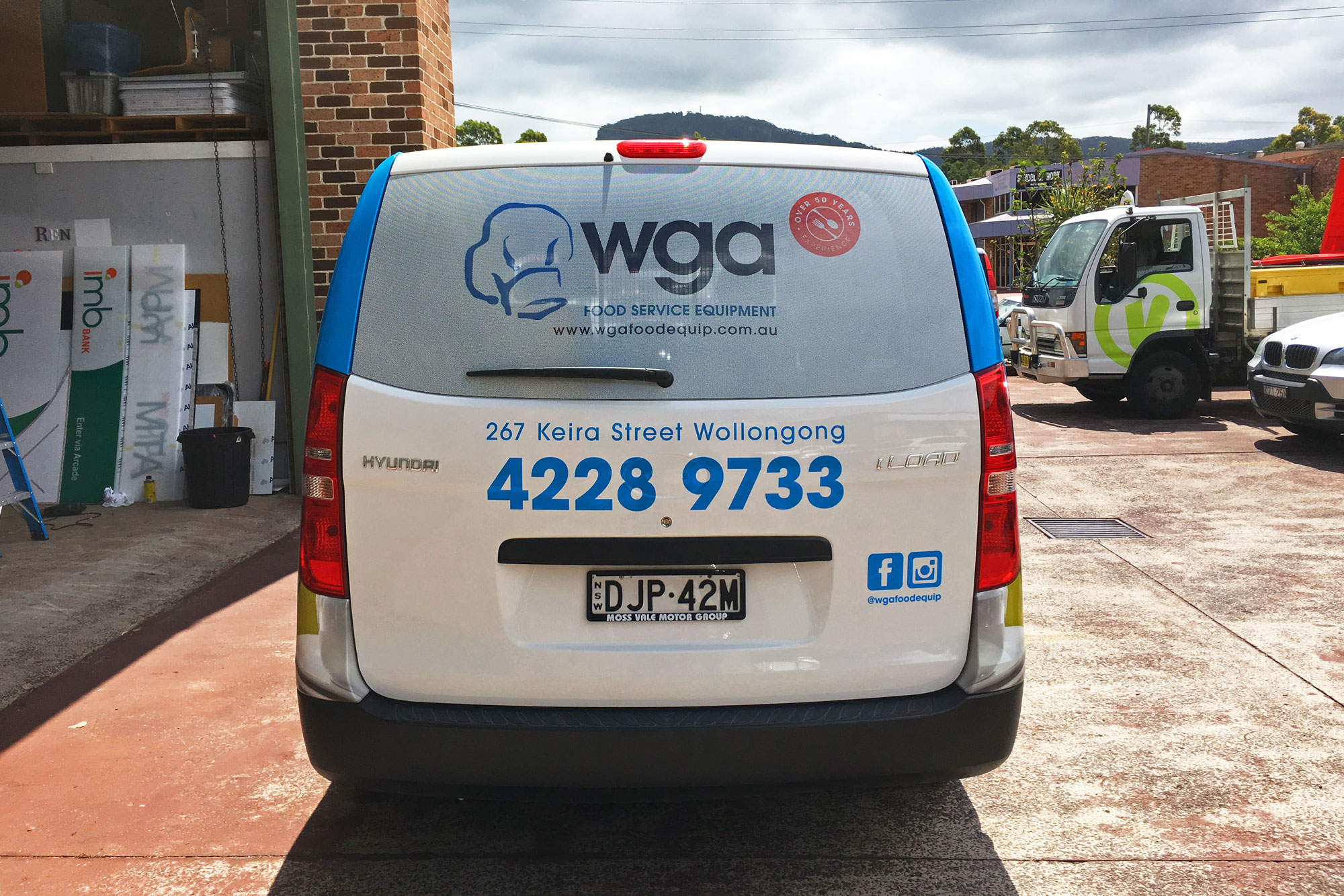 WGA Food Equipment - Van Graphic Wrap