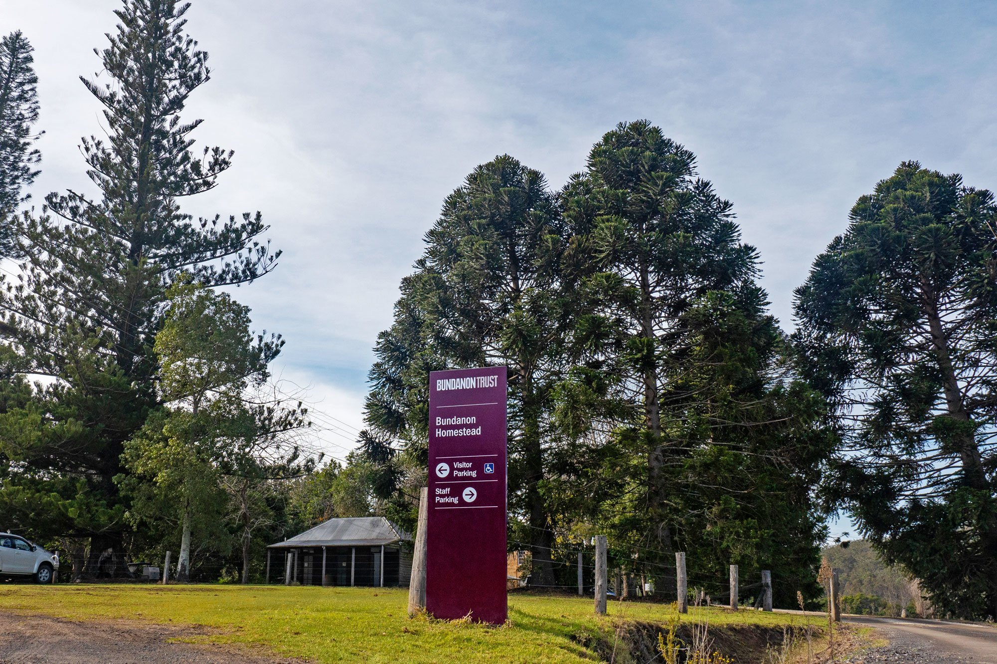 Bundanon Trust - Outdoor Wayfinding Sign