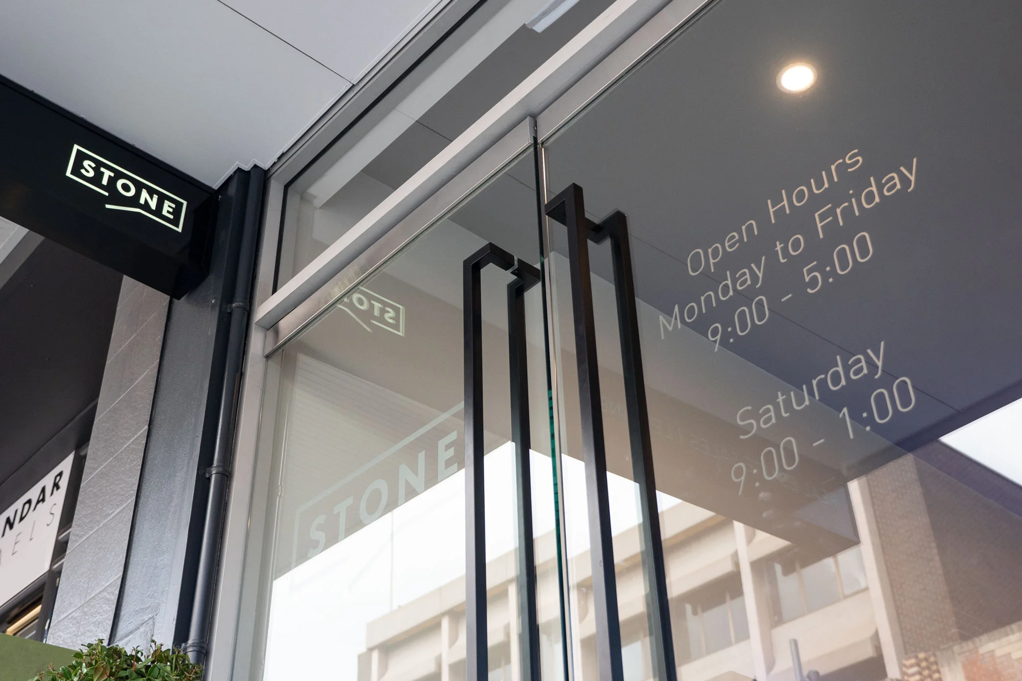 Stone Real Estate Illawarra Office. Signs by Visual Energy.