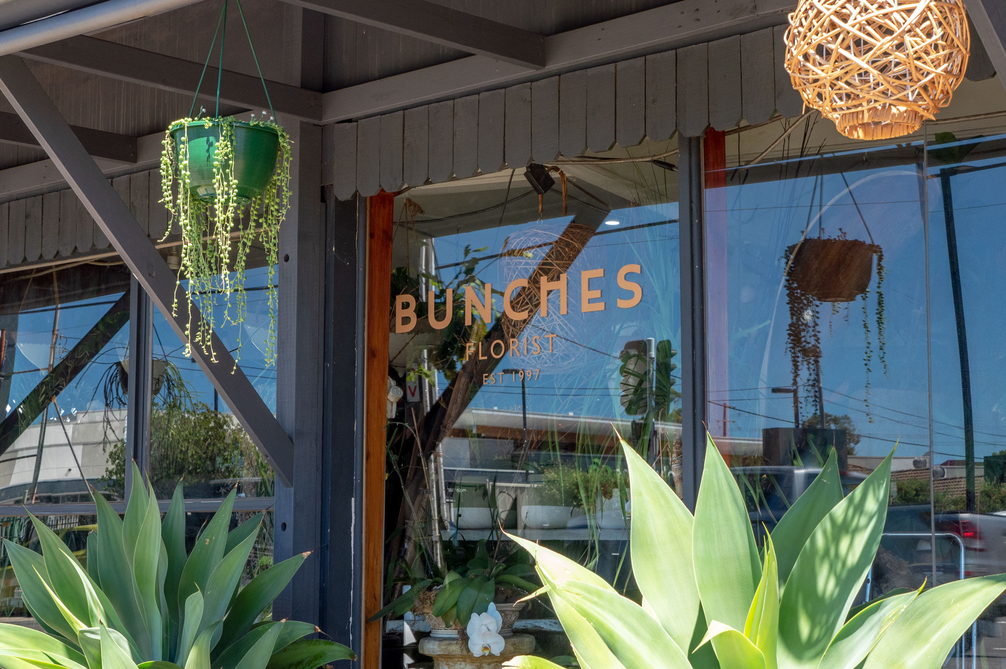 Bunches Florist - Window Vinyl Lettering