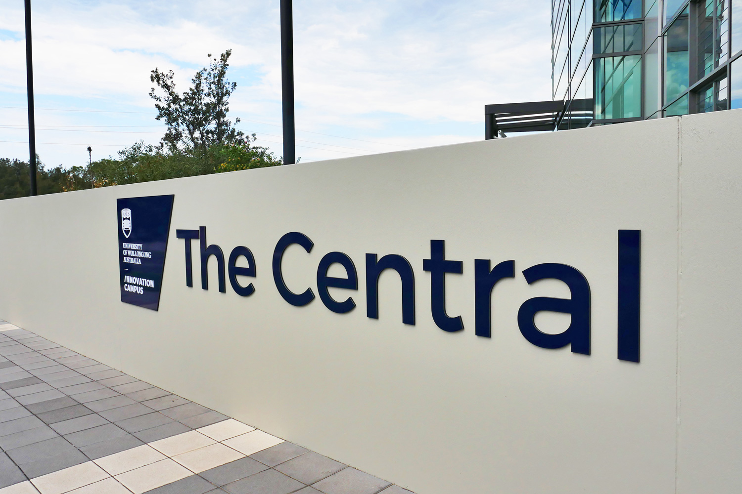 UOW Innovation Campus - Laser Cut Signage Letters