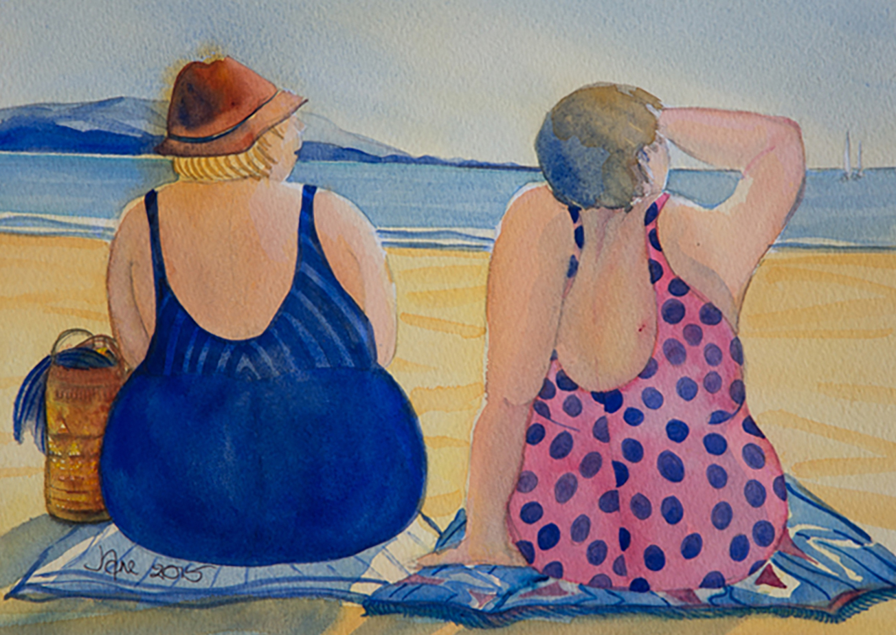 Watercolour paintings by Jane Smith, Goddard Rd, Tasman